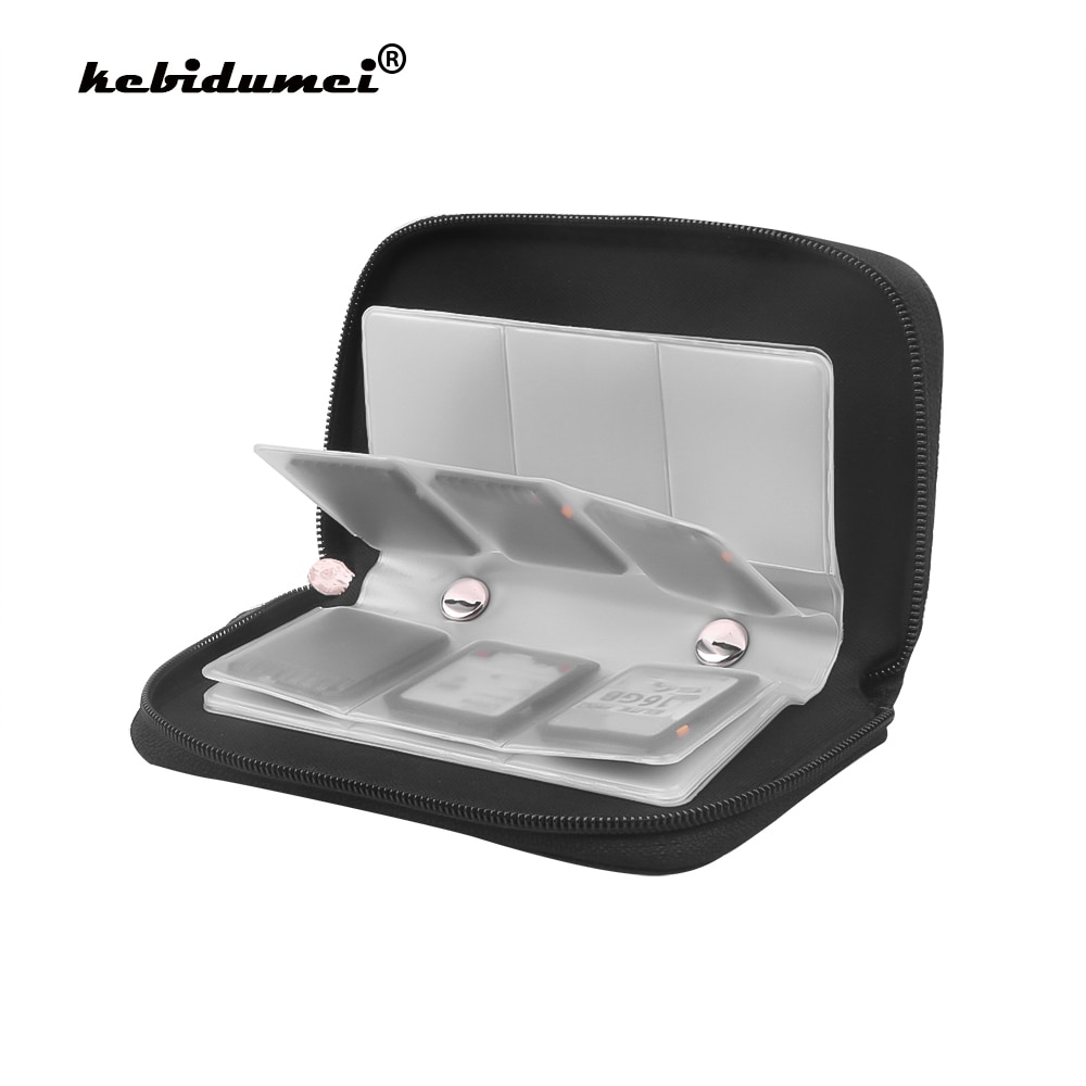 Kebidumei nuevas fundas de tarjetas de memoria para SDHC MMC CF para tarjetas Micro SD tarjetas TF memoria Stick bolsa de almacenamiento bolsa de transporte Protector