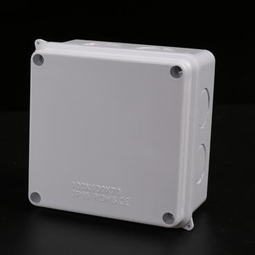 1 stk 100 x 100mm 150 x 110mm 150 x 150mm ip65 ledninger samledåse plastfordelingsboks vandtæt elkasse tom: 100 x 100 x 70mm / Rt uden åbning