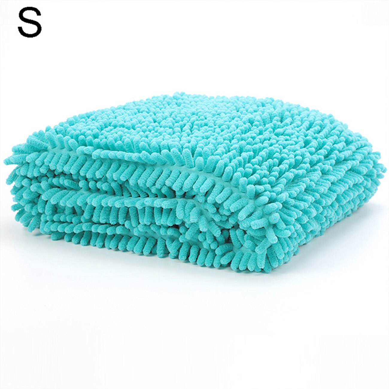 Quick Dry Pet Towel - Ultra Absorbent - Washable - for Dogs & Cats - Thick Microfiber: Blue / L