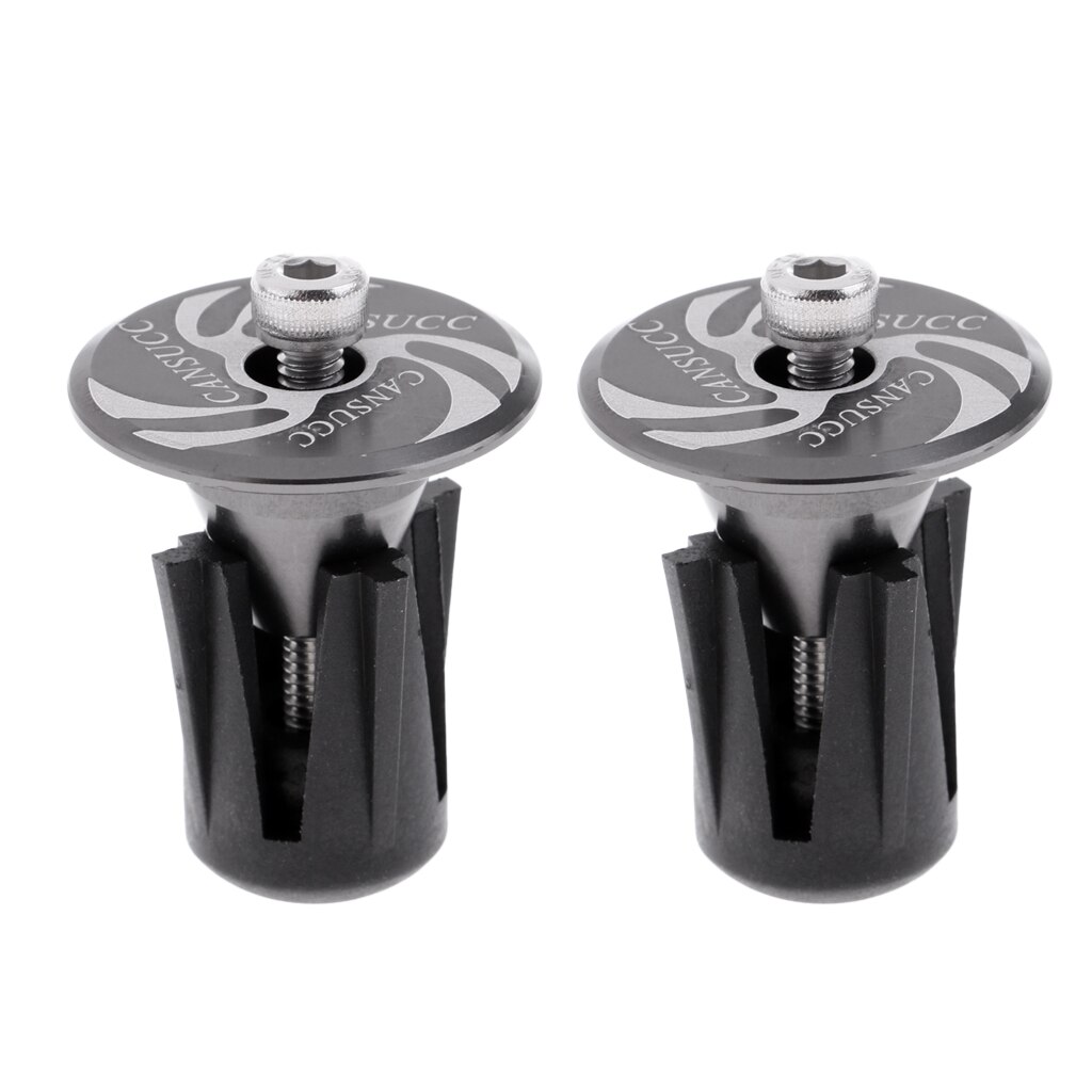 2pcs Handle Grip Bar End Plugs Handlebar Plugs for Road Bike Mountain Bike