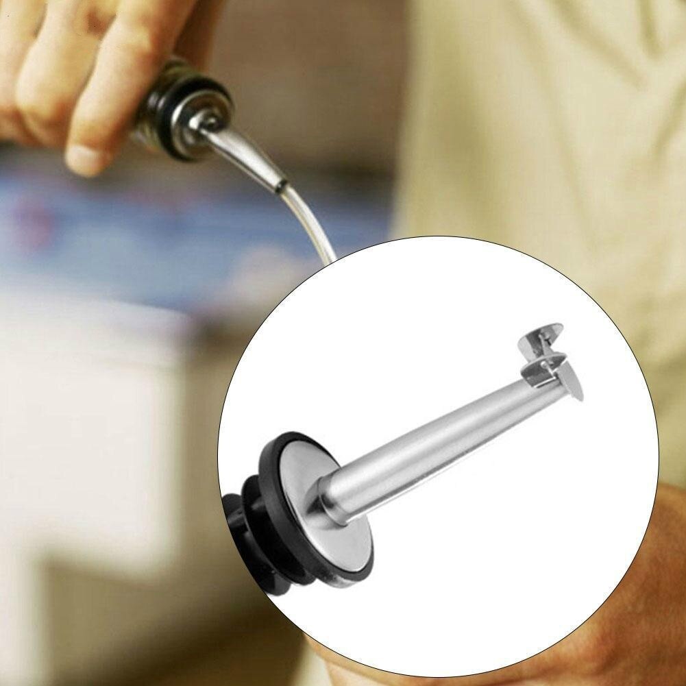 Bottle Nozzle Pourer Oil/ Mouth with Bottle Stopper Cork Wine Bottle Red Dry Pot Plug Olive Dispenser Bar Accessories Home Bars