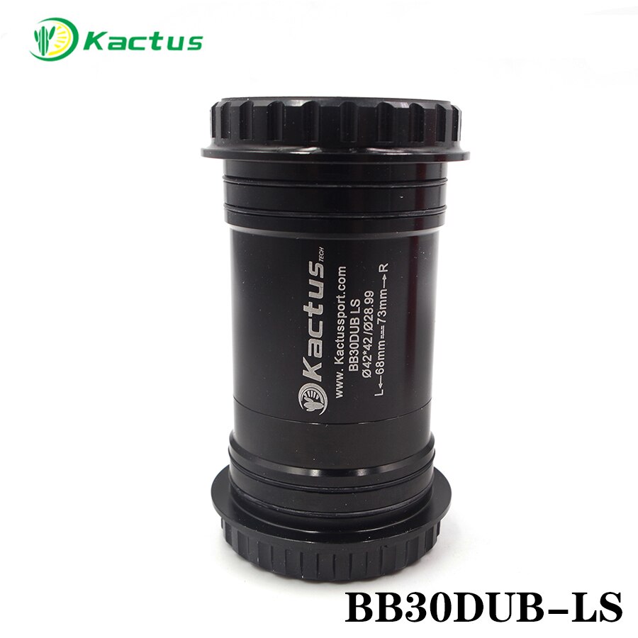 Kactus tech cykel bundbeslag lås mtb bb mountain road bb aluminium  pf30 dub ls  bb 68 73mm 46 42 28.99mm alex cykel dele: Bb30 dub-ls sorte