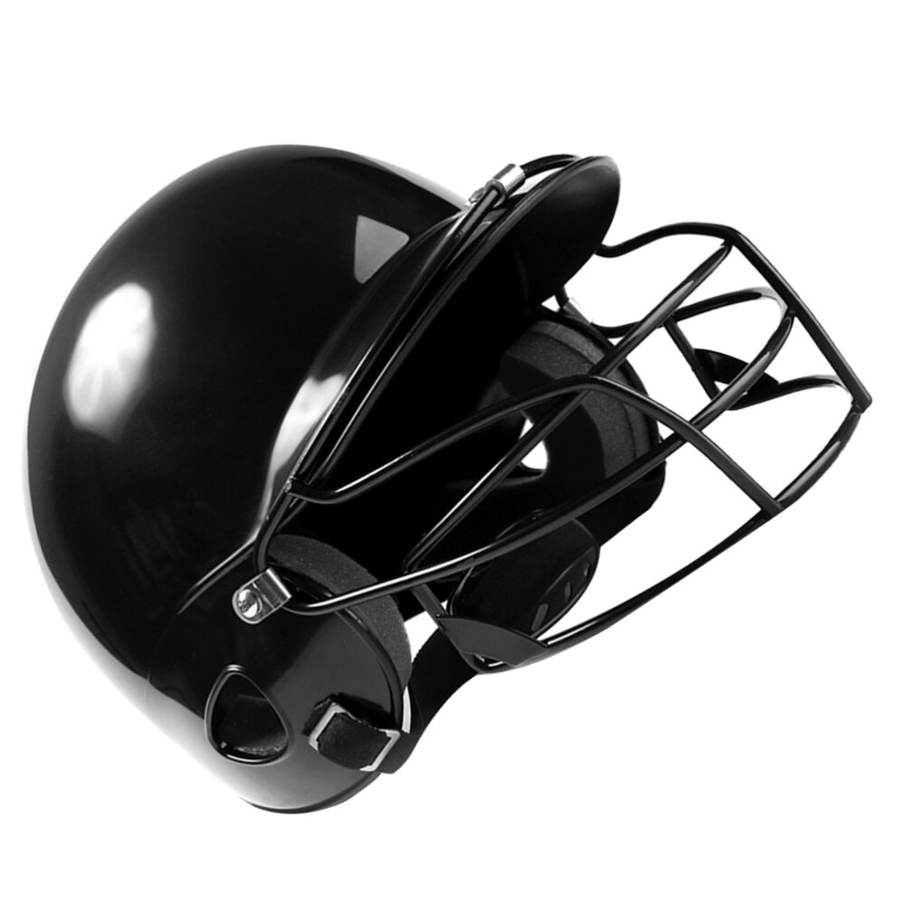 Professionele Honkbal Helm Beschermende Cover Head Protector Gezicht Guard Frame Beschermende Cap Voor Outdoor Sport Spelen Levert: Black