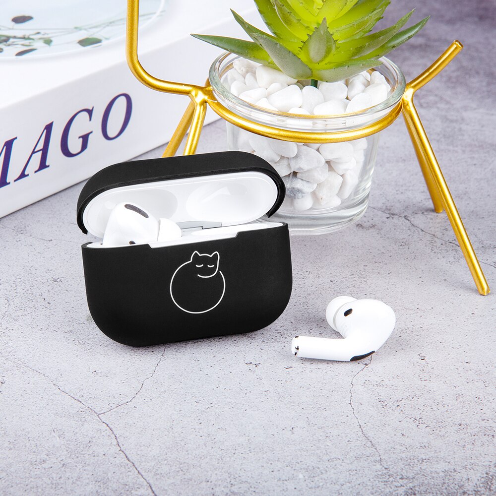 Funda protectora de silicona para AirPods Pro, funda de silicona con dibujos para AirPods Bluetooth y 3