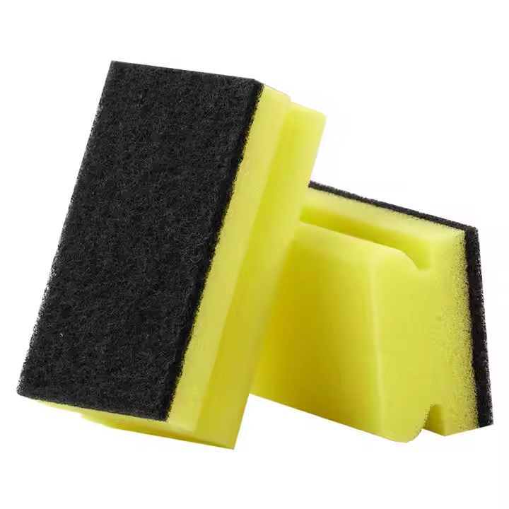 2-PC Dishwashing Sponge,Kitchen Cleaning Scrubbing Tool,Scrubbing Sponge Pad,Dishcloth Suitable for Kitchen Pot Cleaning: Default Title