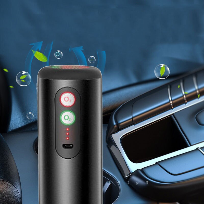 Voiture de générateur d'ozone d'ion négatif d'épurateur d'air de voiture en plus de l'odeur de formaldéhyde avec le filtre à Air frais de filtre de HEPA