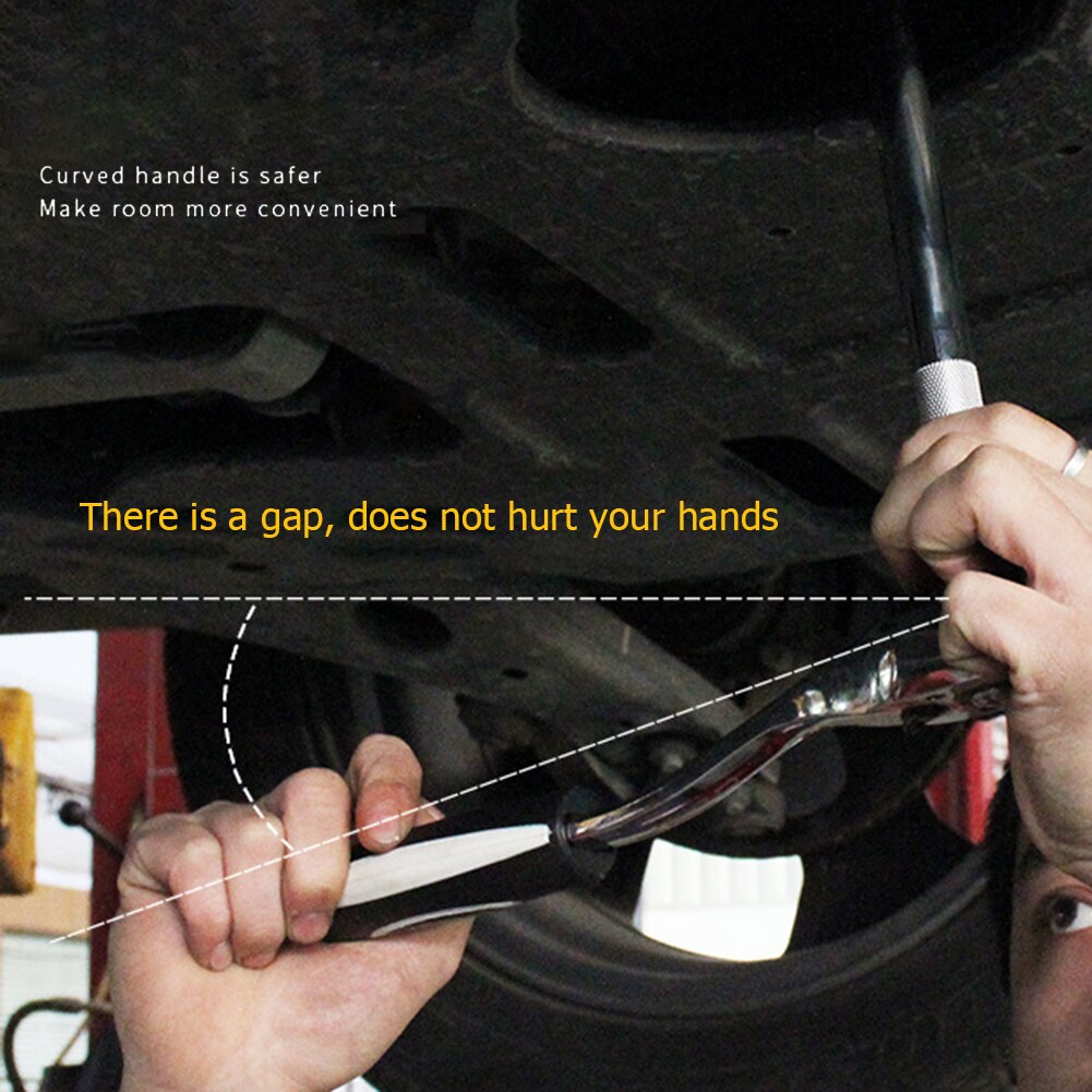 53pcs Repair Tools Socket Quick Wrench Set Multi-functional Spanner Universal Ratchet Joint Socket Hand Tool Car Repair with Box