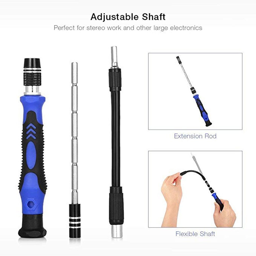 75 in precisie schroevendraaierset voor mobiele telefoon torx sleuf 1 bit demontage reparatie gereedschapsset een set sleutels universele gereedschappen