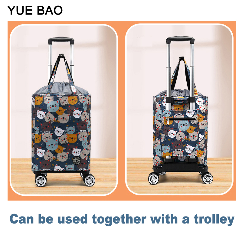 Stor handlepose, sammenleggbar handlepose, miljøvern, stor kapasitet, lette og bærbare oppbevaringsposer