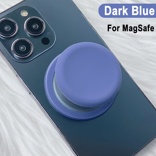 Grippopso Magnetic Cell Phone Holder Griptok Socket 360° With Silicone Cover For Magsafe Grip Finger Ring Holder Stand
