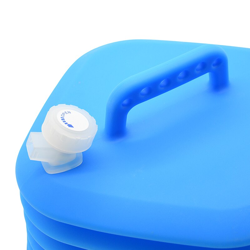 14.5L Folding Water Emmer Opvouwbare Wandelen Vissen Camping Outdoor Water Emmer Silicone Water Opslag Emmer