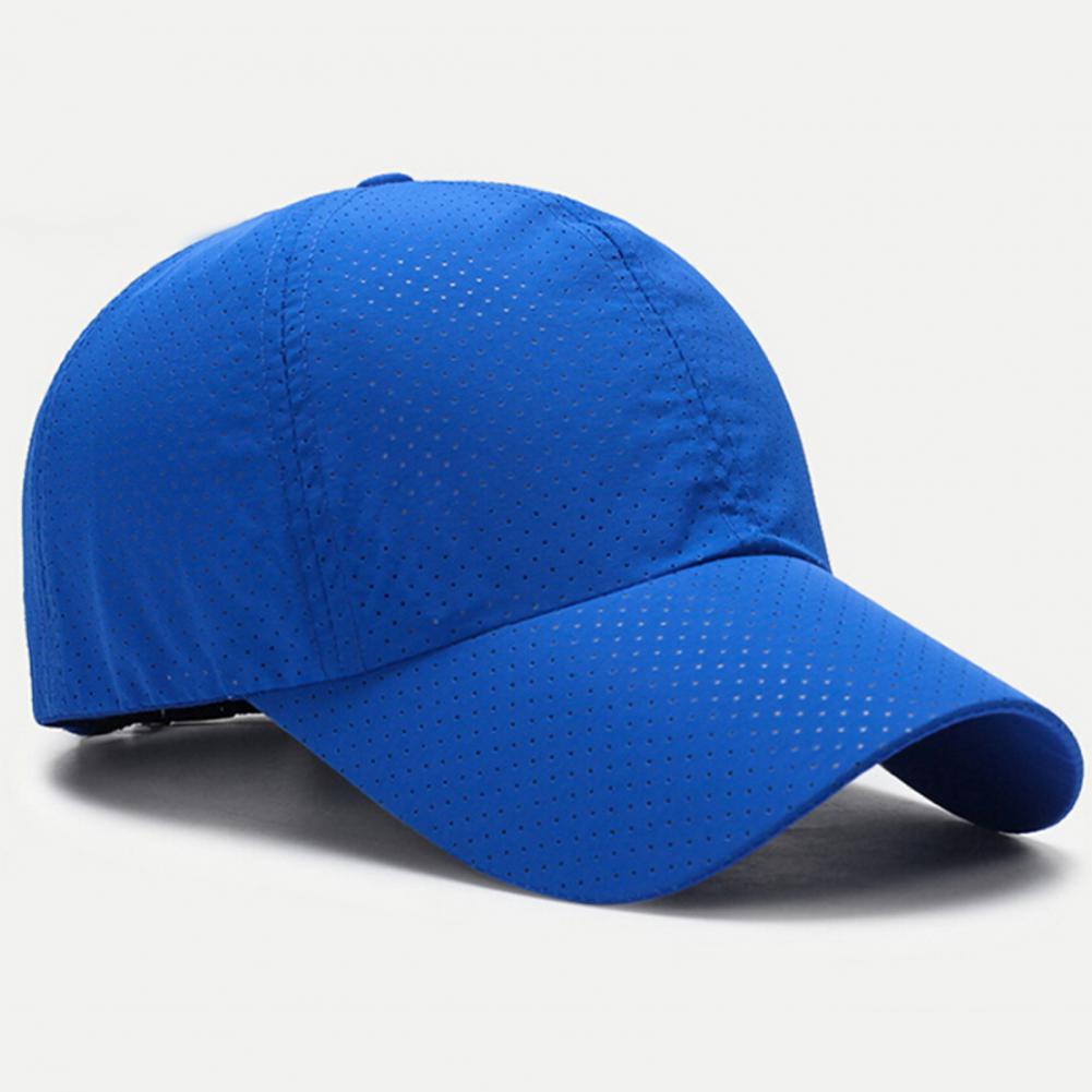 Baseball Cap Ademend Snel Droog 2 Materialen Verstelbare Sport Cap Voor Wandelen