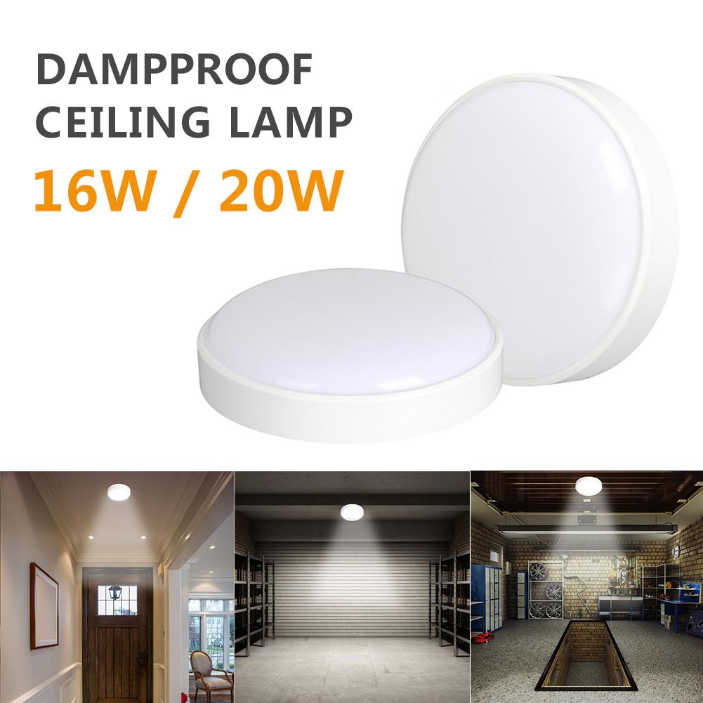 16 W/20 W LED Plafond Lamp IP65 Waterdichte ultradunne Koud Wit Plafond Lamp Voor Woonkamer badkamers Keukens Magazijnen