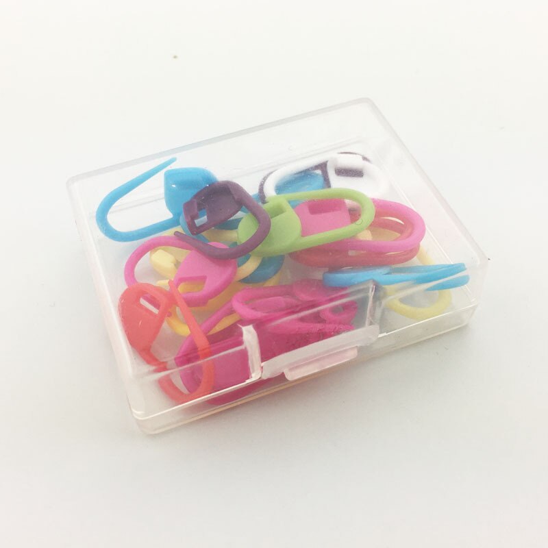 20 Stks/pak Plastic Markers Naald Clips Breien Gehaakte Locking Stitch Markers Houder Naald Clip Craft Naaien Accessoires