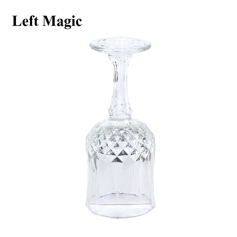 Kristallen Spiegel Kelk/Goblet Illusies Goocheltrucs Vloeibare Verdwijnen Om Zijde Magia Cup Podium Gimmick Props Comedy Mentalisme