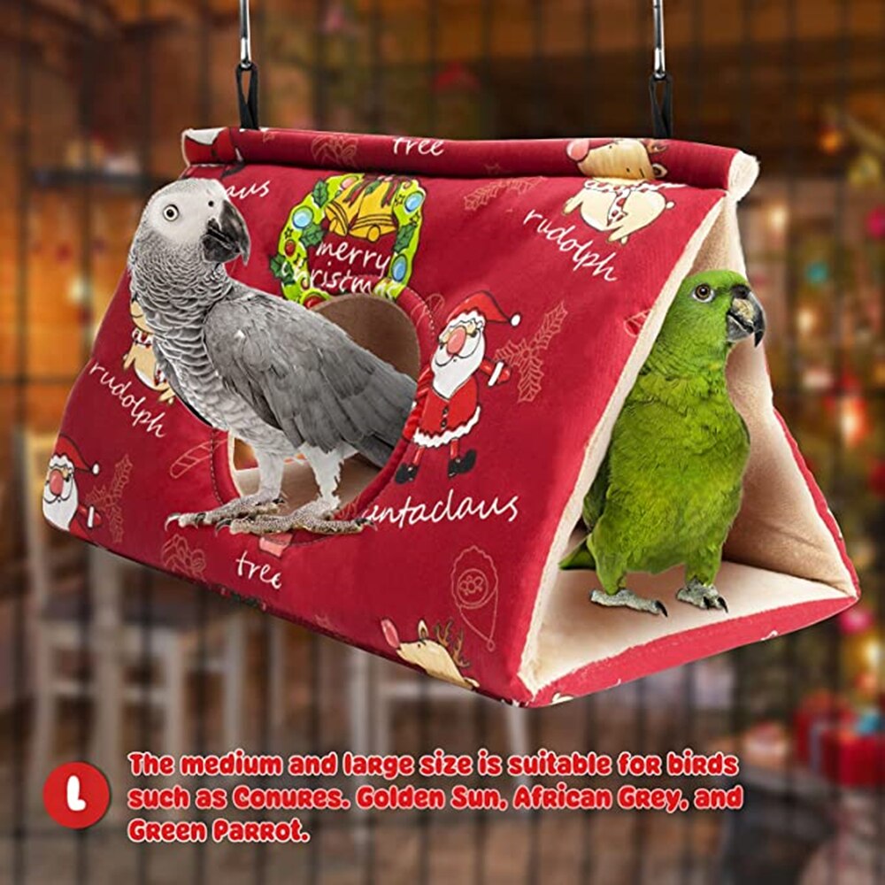 Vogelkooien Rat Knaagdieren Nest Huis Volière Pluche Vogel Opknoping Cave Kooi Papegaai Nest Hangmat Hideaway Slapen Bed Speelgoed Hamster huis