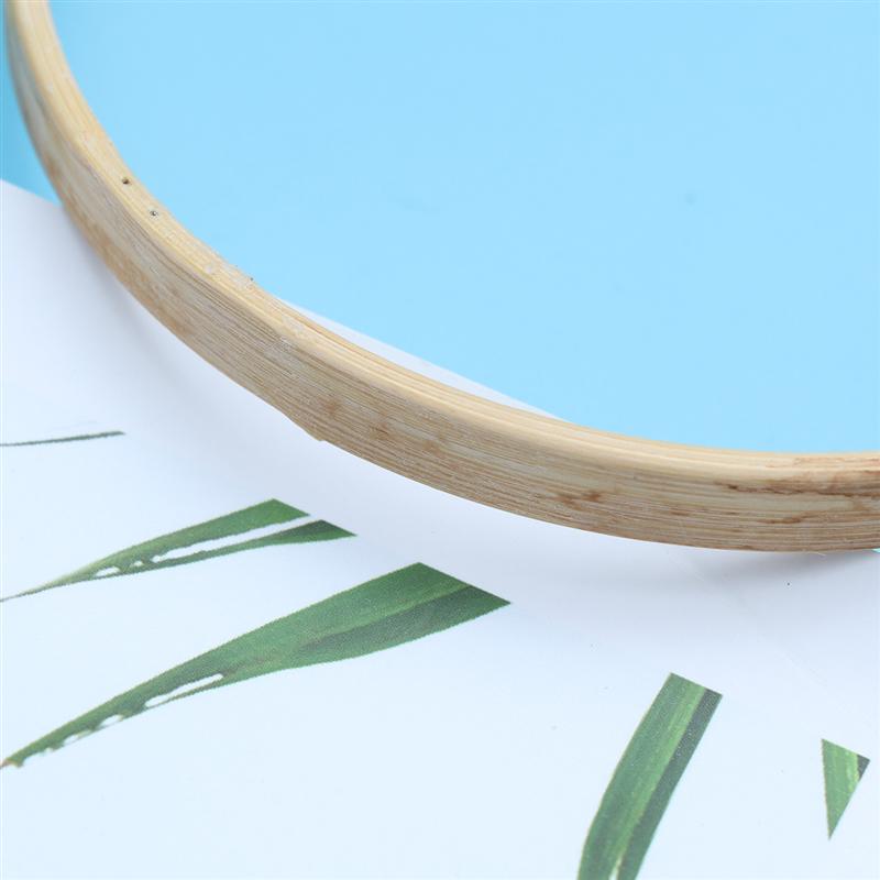 10-26cm aro de bastidor de madera herramienta de aro de bordado circular de bambú para punto de cruz mano DIY arte chino herramienta de costura A35