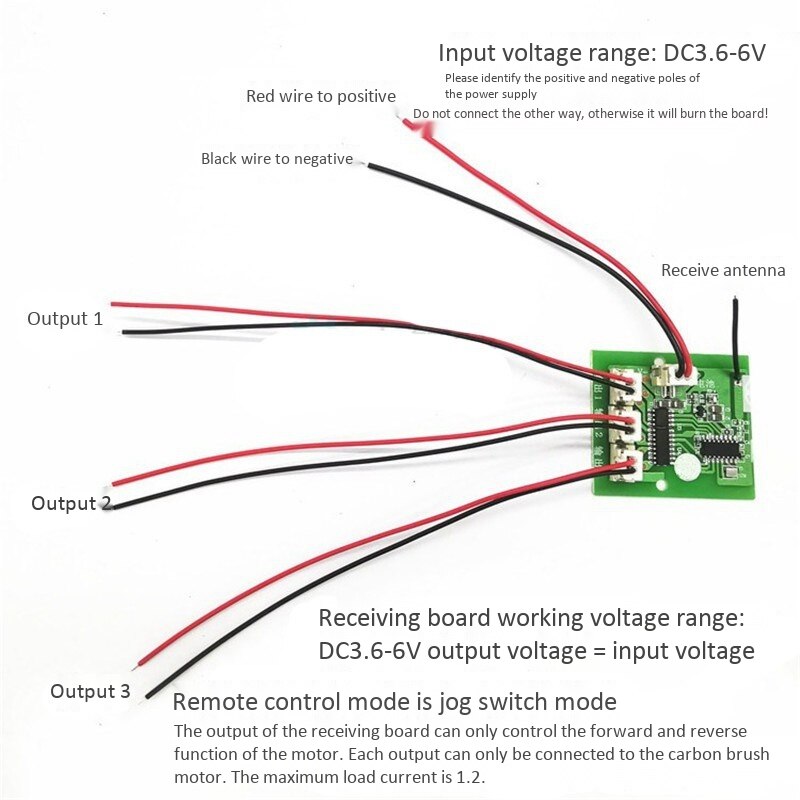 6CH 2.4G Afstandsbediening Power Zender Ontvanger Radio Systeem Voor Diy Rc Boot Auto 'S 50M Controlerende