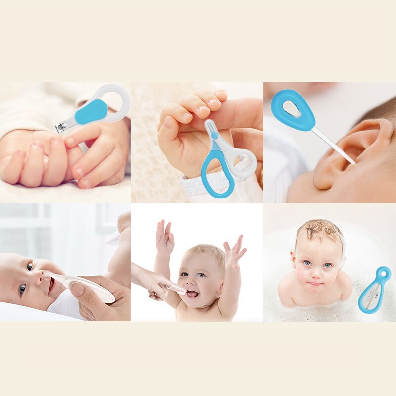 6 stk babypleje manicure sæt baby sundhedspleje special negleklipper kam sikkerhedssaks neglepleje dragt babypleje produkt