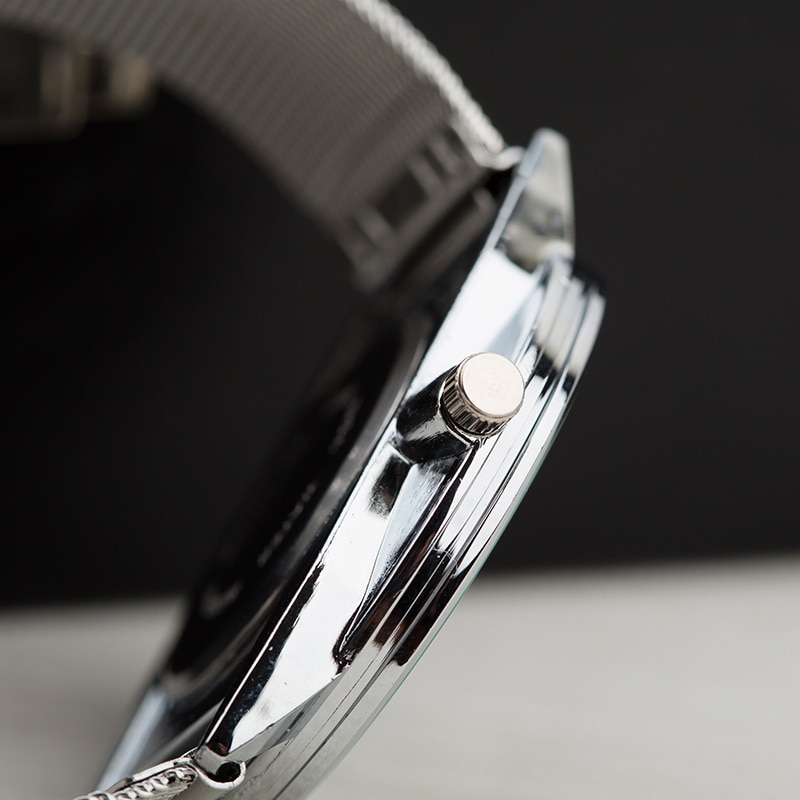 Dameshorloges rechthoekig horloge dames mesh riem quartz horloge dameshorloges relojes mujer relogio feminino