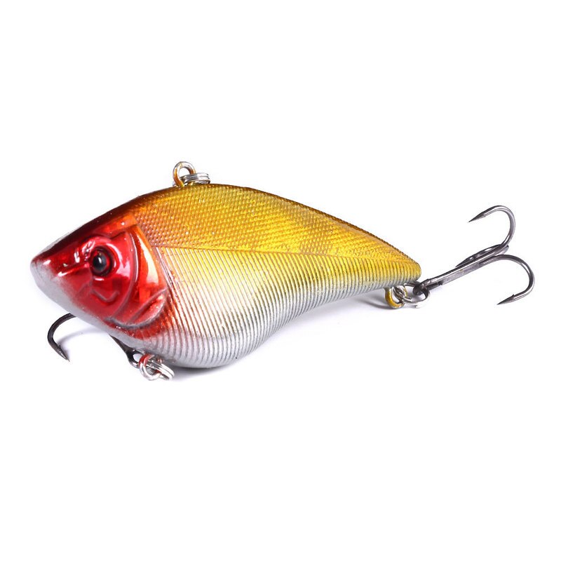 1Pcs 7Cm 16G Vib Vissen Lokken Rattlin Vib Harde Aas Lange Shot Wobbler Crankbait Isca Kunstmatige Baars: D