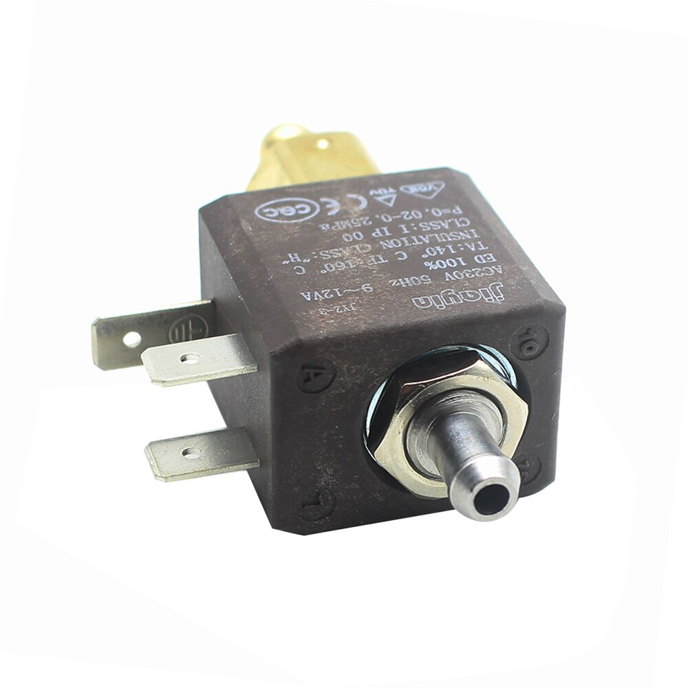 Jiayin JYZ-3 Normally Open N/O 2/2 Way AC 230V Cannula Brass Coffee Makers Steam Air Water Electric Solenoid Valve Inlet Valve
