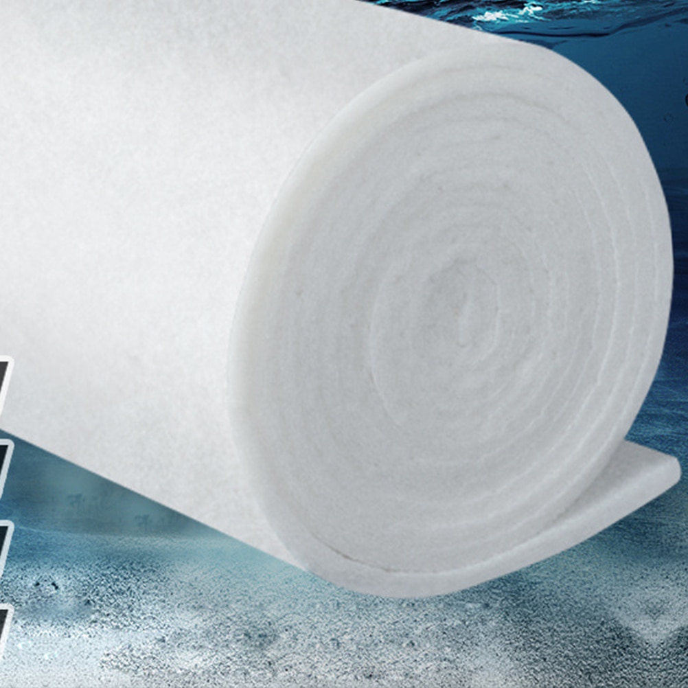 Aquariumfilter witte vezel aquarium biochemische katoenen spons aquariumfilter aquarium vijver schuim spons filter accessoires