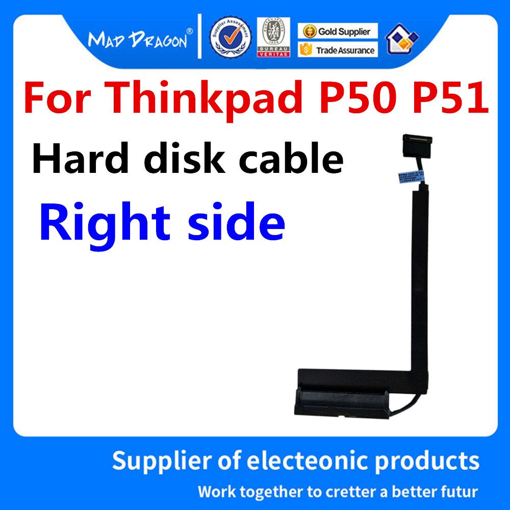 Pci M.2 Hdd _ Cable_Caddy Tray_Silver Papier Voor Lenovo Thinkpad P50 P51 Serie 00UR798 00UR835 00UR836 DC02C007C10 SC10K04563: HDD Slot3 R Cable