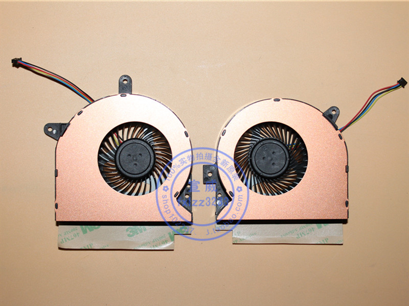 CPU GPU Cooler Fan For ASUS ROG G752 G752V G752VM G752VY G752VT G752VL G752VS DFS200405BI0T FHCV DFS201005BI0T FHCW Radiator