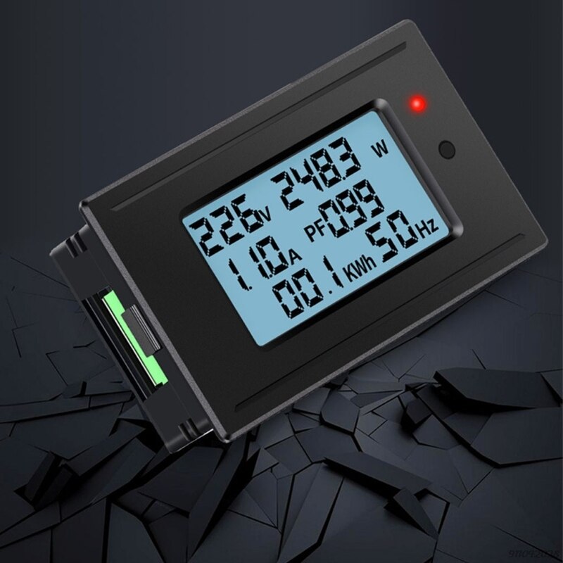 Mini Digitale Voltmeter Amperemeter Ac Panel Amp Volt Voltage Current Meter Tester Dual Lcd Display A1 21