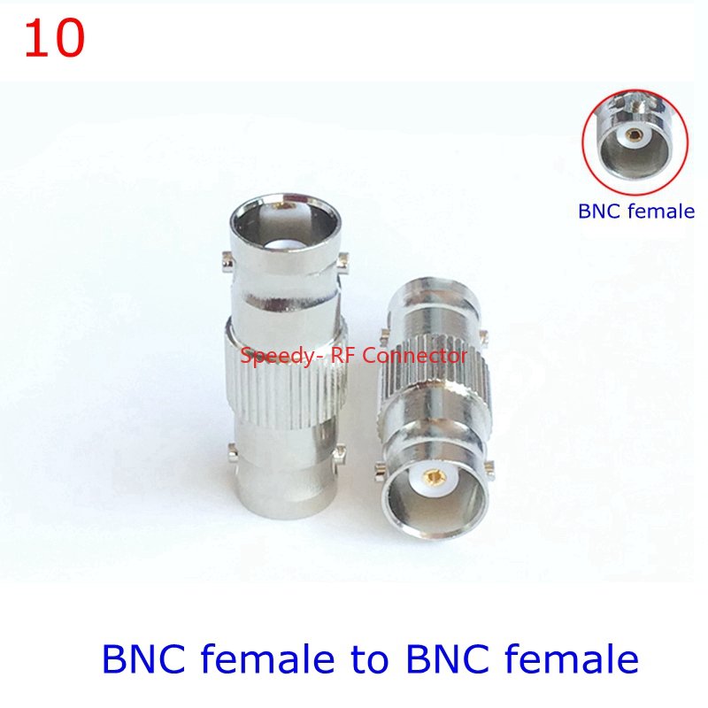 Conector divisor Q9 tipo T de 3 vías y 4 vías, conector BNC a BNC macho hembra, adaptador Coaxial RF, cobre y latón, rápida, 1 piezas: Rojo