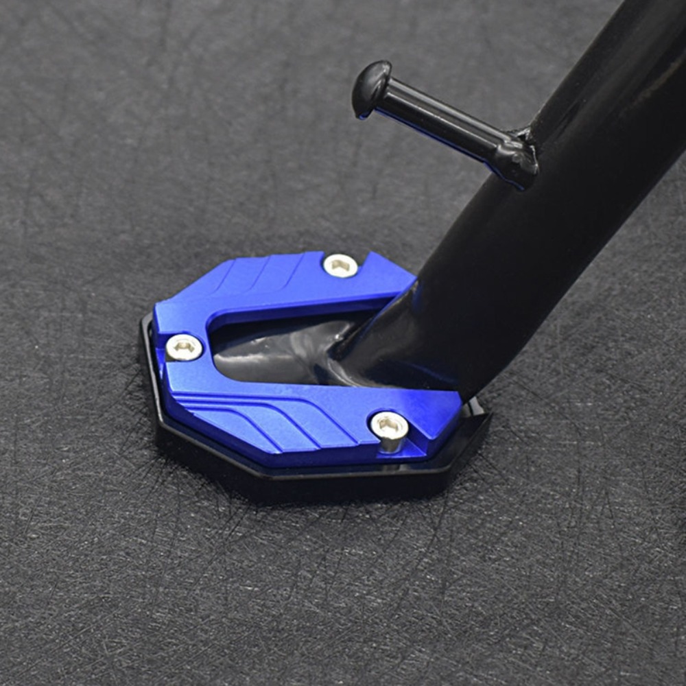 Motorfiets Kickstand Extender Voet Zijstandaard Verlengstuk Voetsteun Plaat Anti-Slip Vergrote Basis Motor Accessoire