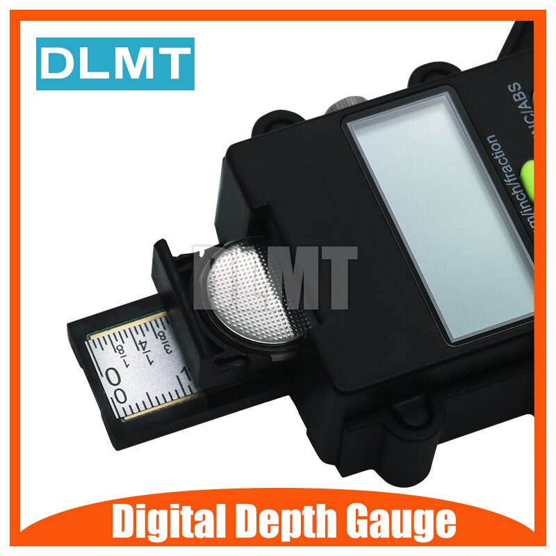 1PCS Digital Depth Gauge 80mm Hand Routers Digital Tread Depth Gauge LCD Magnetic Self Standing Aperture