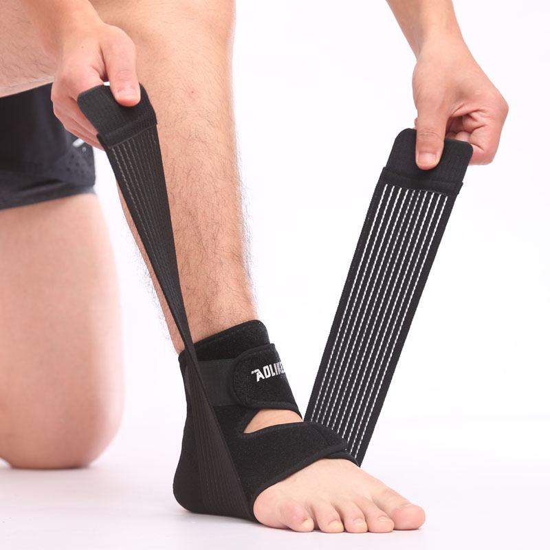 AOLIKES 1PCS High elastic bandage compression ok-cloth sports protector basketball soccer ankle support brace Support Football