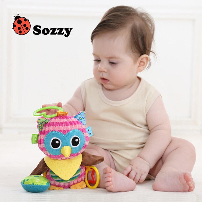 Autorisierten echte SOZZY 7 multi-funktion baby rassel glocke baby krippe kinderwagen hängen spielzeug