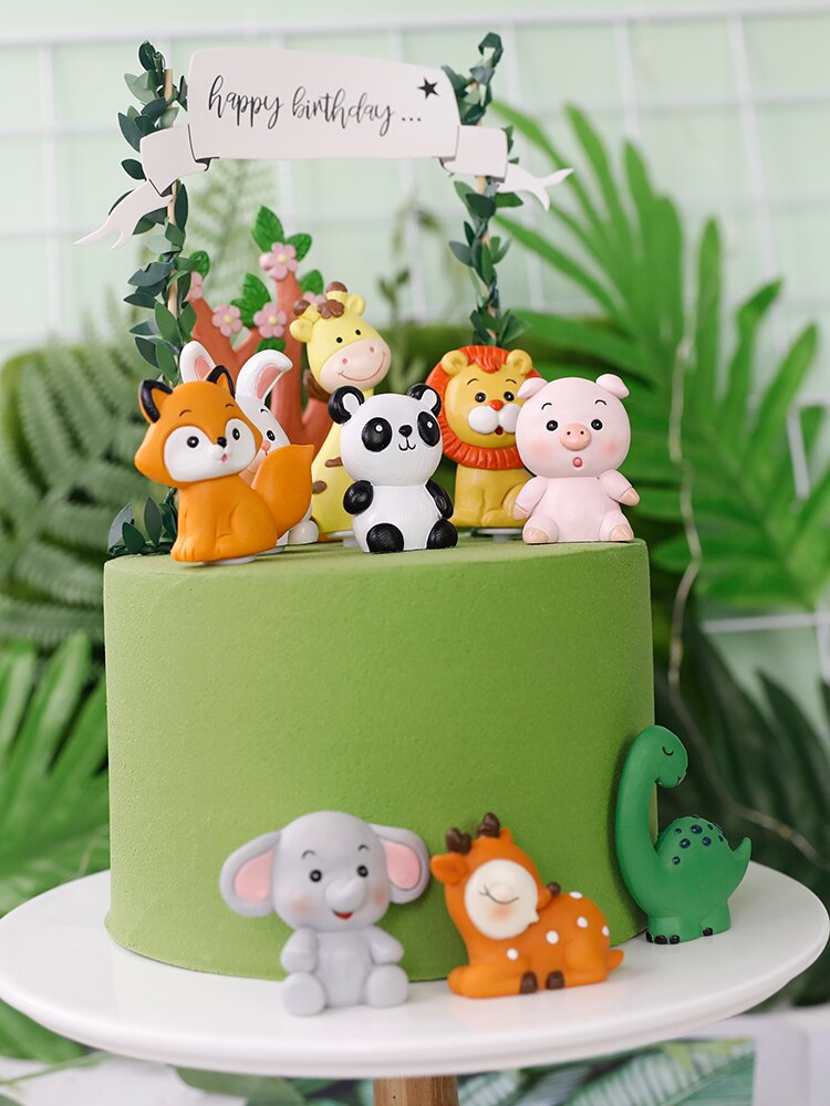 Décor de fête d'anniversaire, thème animaux de la Jungle, décor de fête d' anniversaire pour