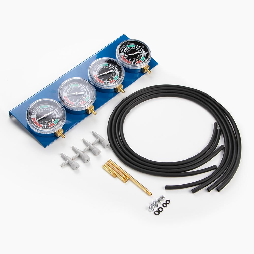 1pc 4 Cylinder Motorcycle Carburetor Fuel Vacuum Synchronizer Tool With Hose Gauge