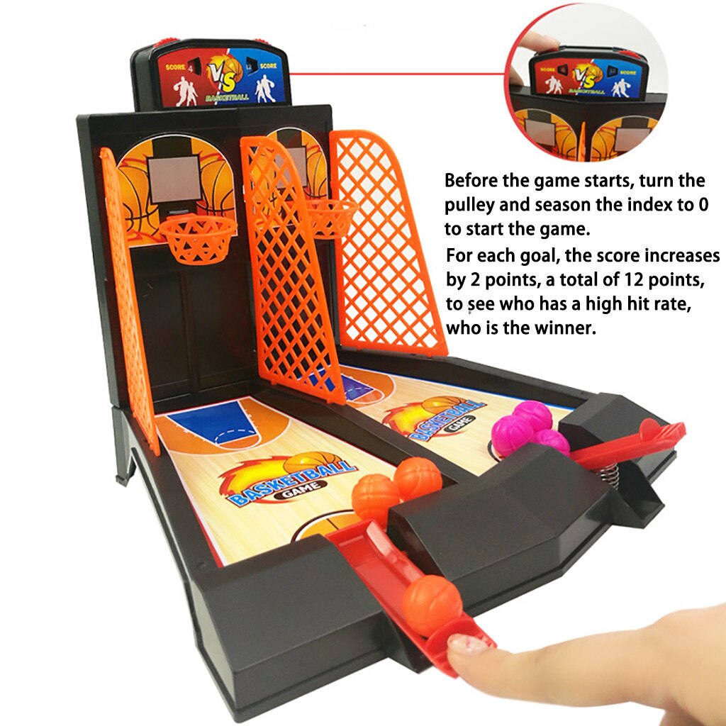 2-player Desktop Table Basketball Games Classic Basketball Shooting Toy Parent-child Interactive Educational Toys Игрушки