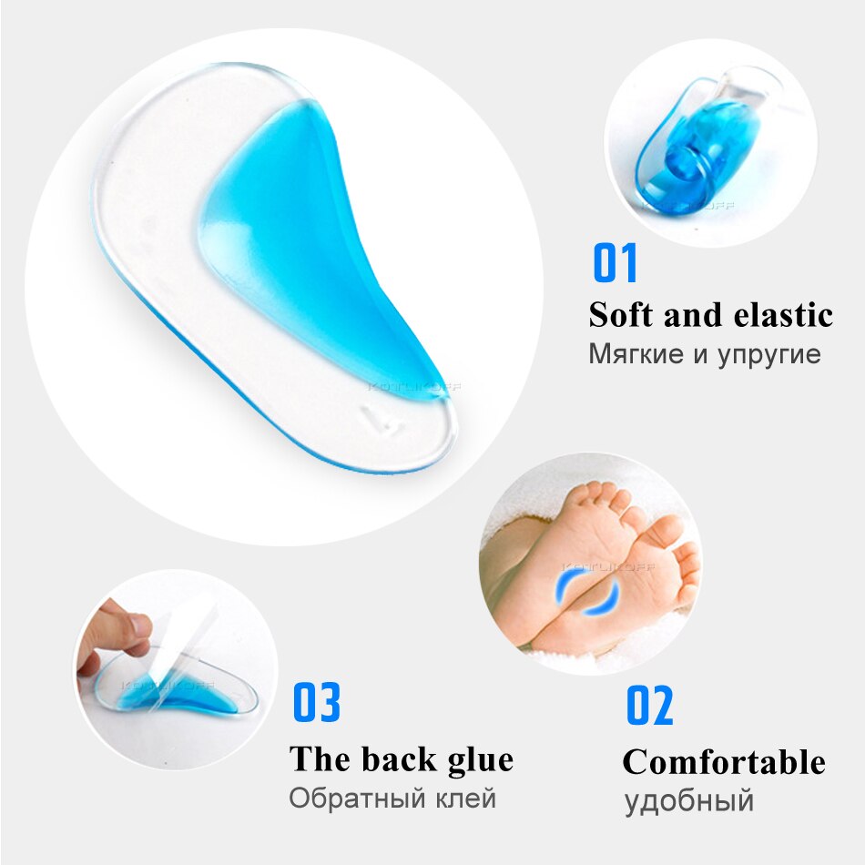 Orthesen Bogen Unterstützung Einlegesohlen für Flache Füße Gel Bogen Einsätze Pad für Plantarfasziitis Klebstoff Entlasten Fuß Druck Liner
