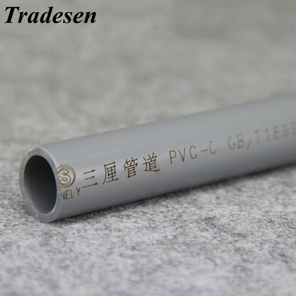 1pcs 50cm O.D 20~50mm CPVC Pipe Hi Water Supply Pipe Irrigation Fish Tank CPVC Pipe Aquarium Drainpipe Water Tube: Outer Dia 40mm
