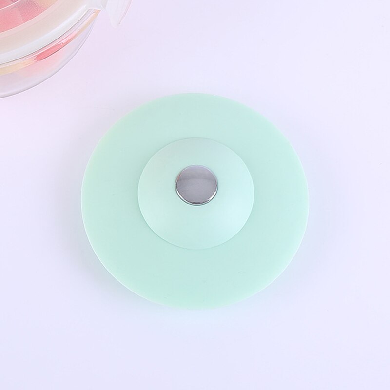 Kitchen Sink Drain Plugs Strainers Bath Drain Stopper Waste Plug Sink Filter Strainer Bathroom Shower Sink Mesh Hair Catcher: Green