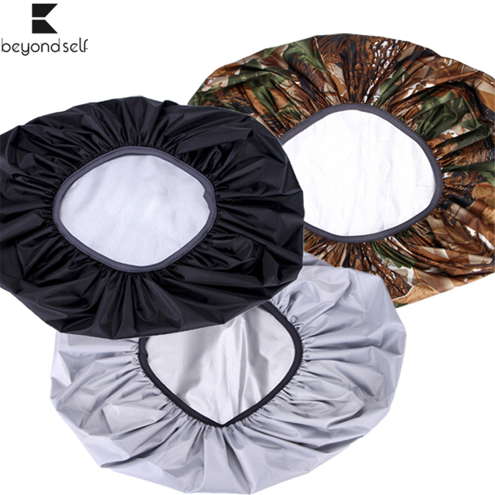 35L-80L Outdoor Sport Draagbare Tas Regenhoes Waterdichte Rugzak Camping Wandelen Fietsen Dust Rain Cover Camouflage Zwart Nylon