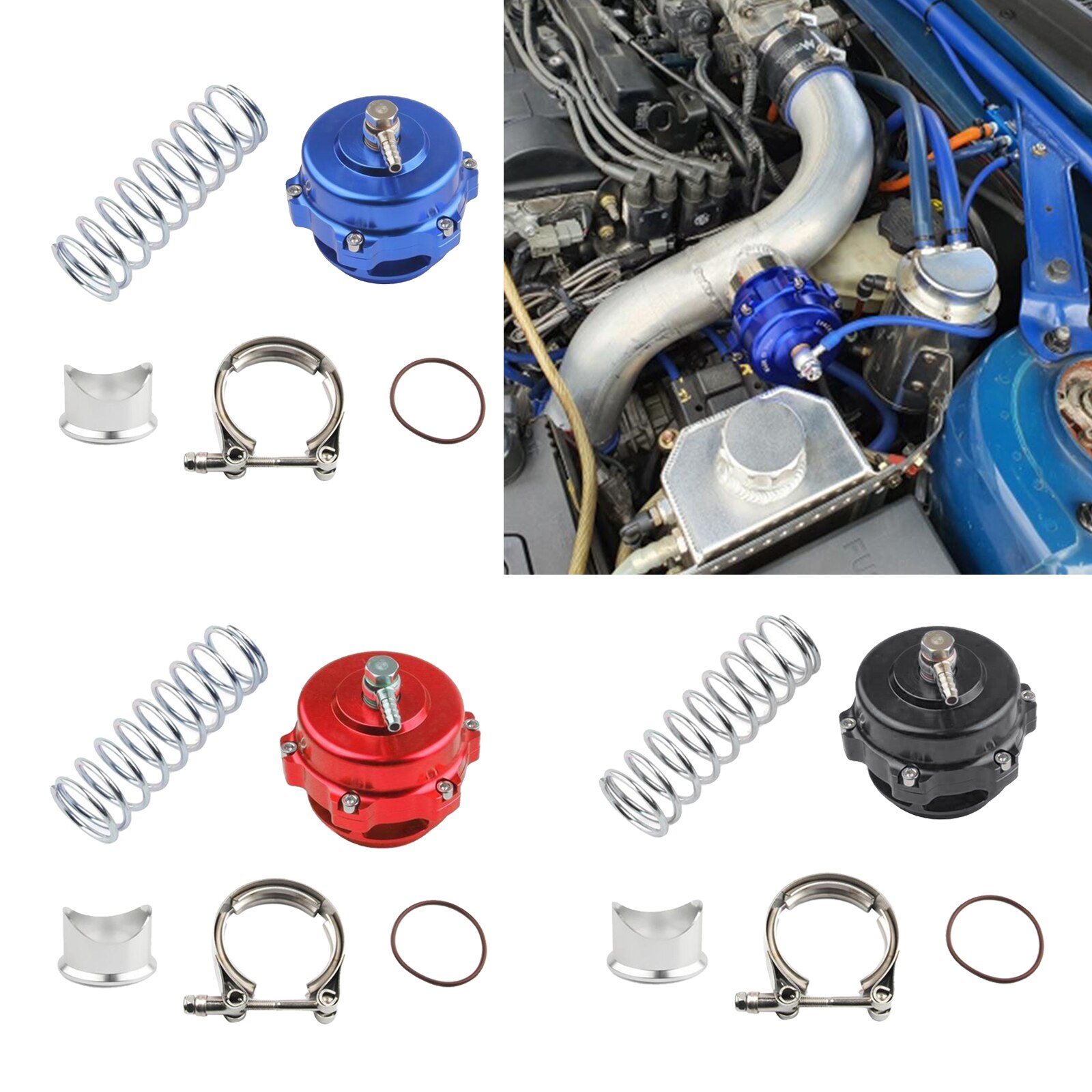 Universele 50Mm V Band Q Serie 50Mm Blow Off Valve Bov Voor Tial Flens