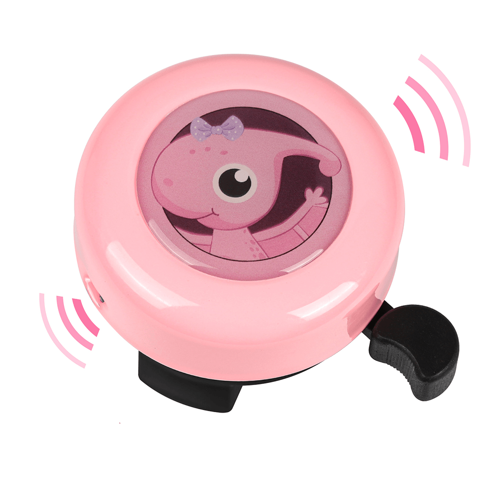 Timbre de bicicleta para niños, Mini anillo de ciclismo bonito, alarma de advertencia para Scooter, triciclo, manillares deportivos, bocina, accesorios para bicicleta: Rojo