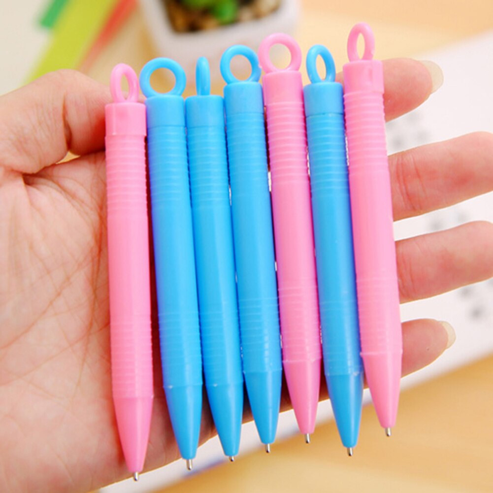 7Pc Magnetische Pen Whiteboard Marker Pen Studenten Levert Zwarte Raad Pen Dry Gummen Magnetische Graffiti Tekening Pen Willekeurige Kleur
