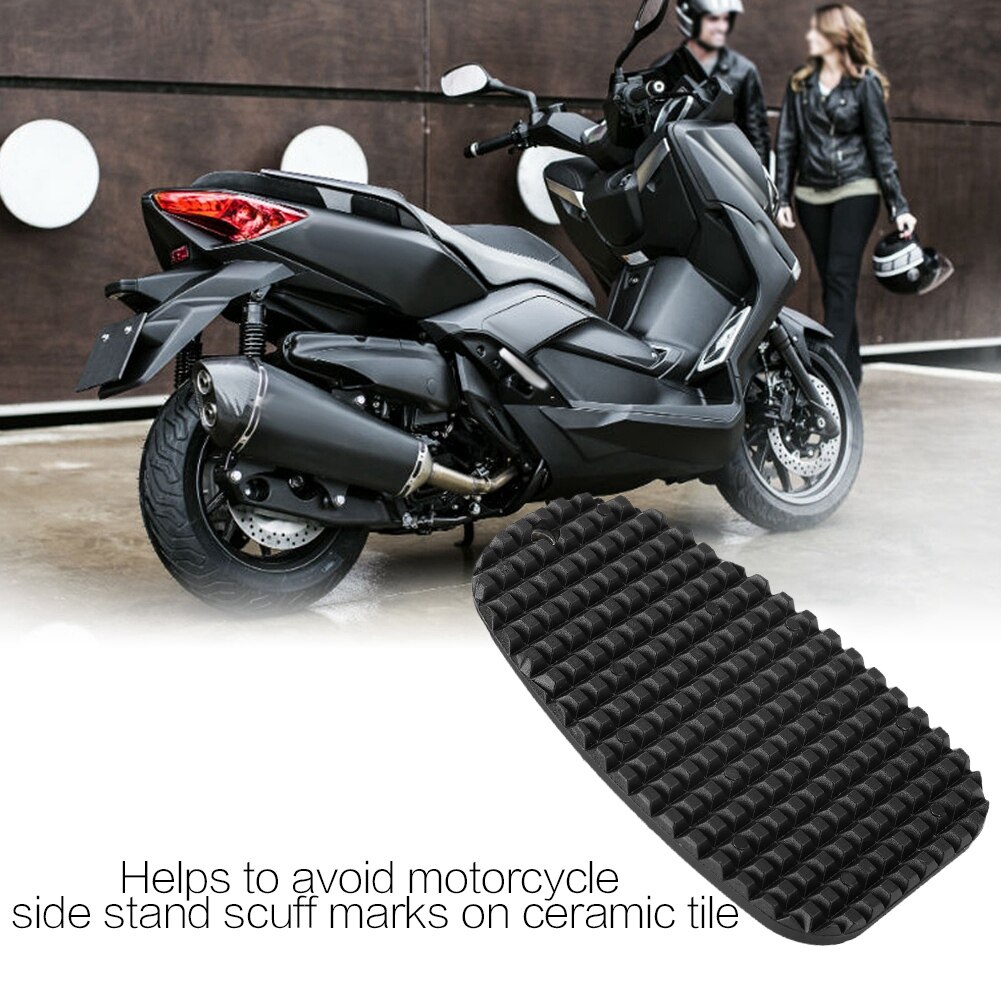 Pata de cabra Universal para motocicleta, soporte lateral, placa de soporte para suelo suave, estacionamiento al aire libre