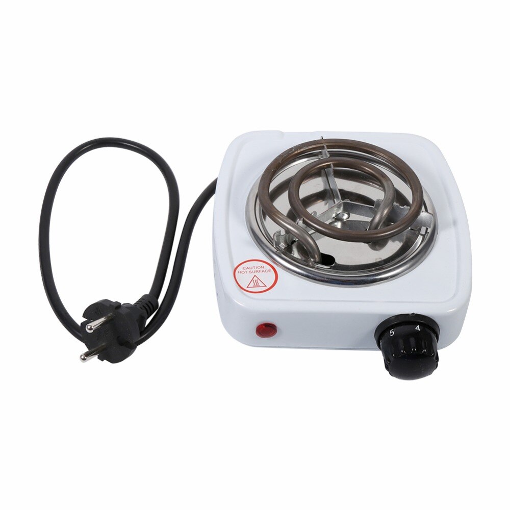Estufa eléctrica de cocina de 220V y 500 W, calentador de café multifunción para oficina, quemador de hierro, estufa de cocina para el hogar, placa , enchufe europeo