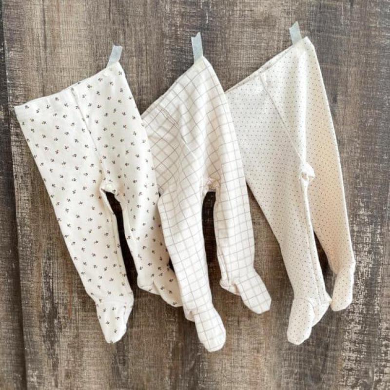 Calça legging infantil de algodão xadrez e estampa, para meninos e meninas, de 0 a 24 meses, novo, 2021