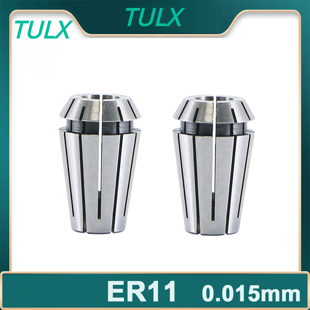 ER11 1-7MM 8MM 1/4 MM 6,35MM 1/8MM 3.175MM mandril de resorte precisión 0,015 pinza para máquina de grabado CNC herramienta de fresado de torno