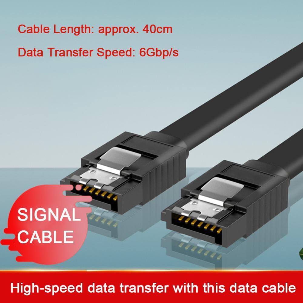 Durable High Speed SATA 3.0 6Gb/s 26AWG HDD Hard For Computer 40cm Data SATA Cable Cable Cable Signal Data Drive Straig B6H8